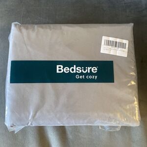 Bedsure Get Cozy Twin Duvet Cover Set Gray- Soft Brushed 68x90‎ US